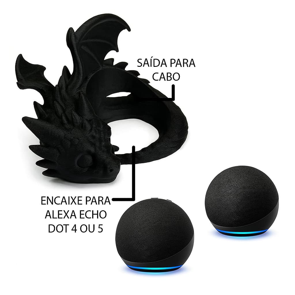 Suporte Amazon Alexa Echo Dot 4 E 5 Geracao Mesa Decorativo