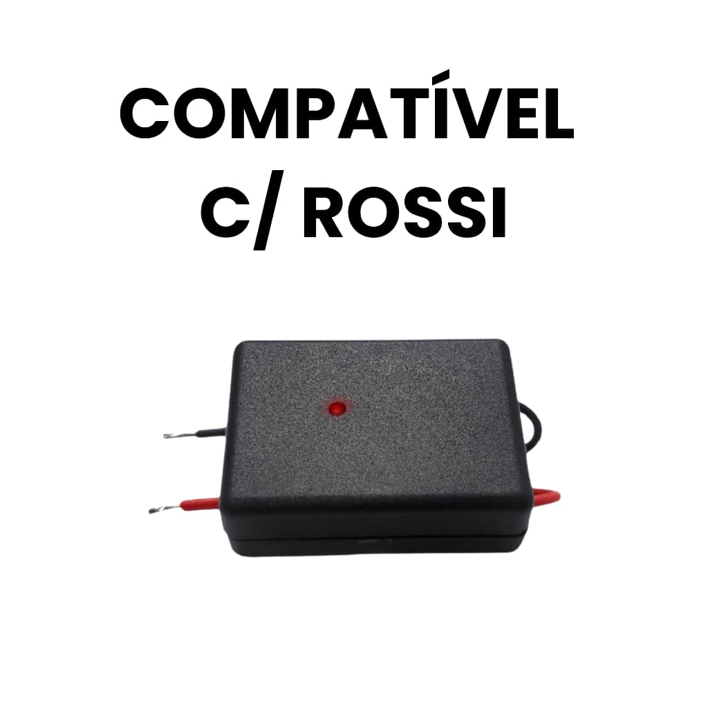 Tx Car IDEAL Controle para portão Luz Alta Compatível c/ Rossi Rolling Code