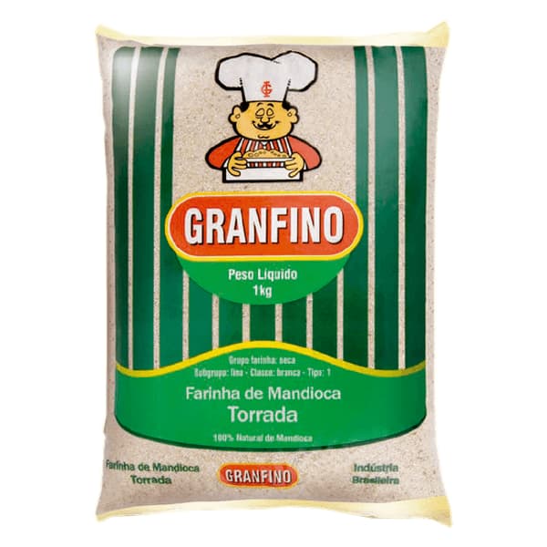 Farinha de Mandioca Granfino Torrada - Pacote 1kg