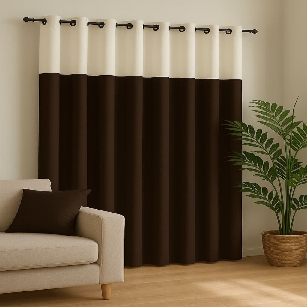 Cortina Decorativa Faixa Bando Oxford 2,80x1,70m – Sala/Quarto