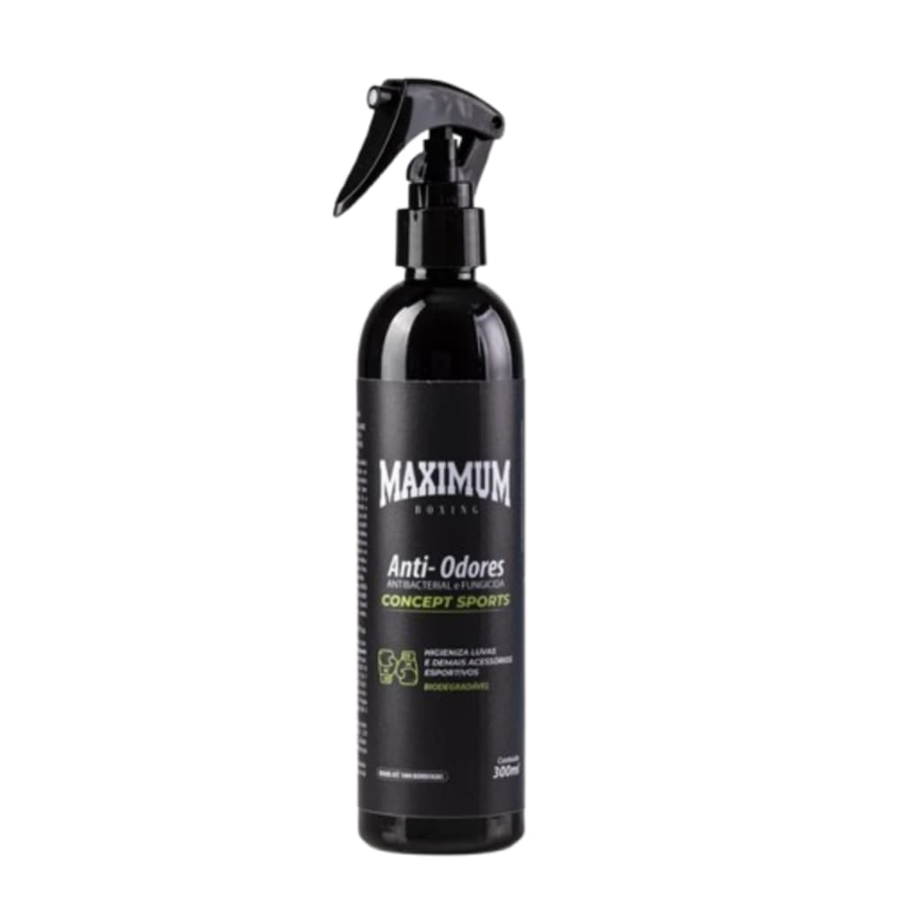 Spray Higienizador Antibacteriano Luvas e Equipamentos de Muay Thai e Boxe Anti-Odor Maximum - 300ml