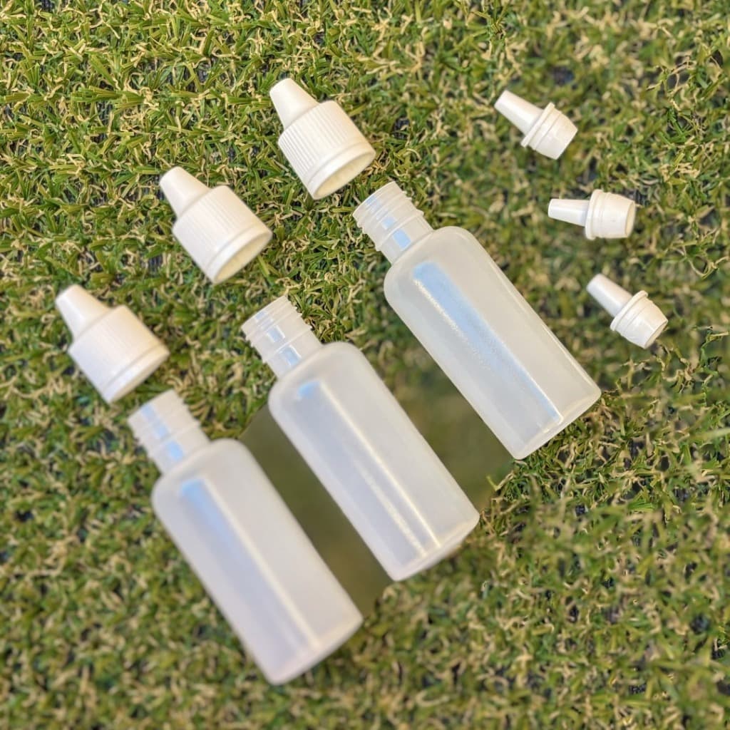 Kit 3 Frascos Plásticos De 20ml Conta Gotas