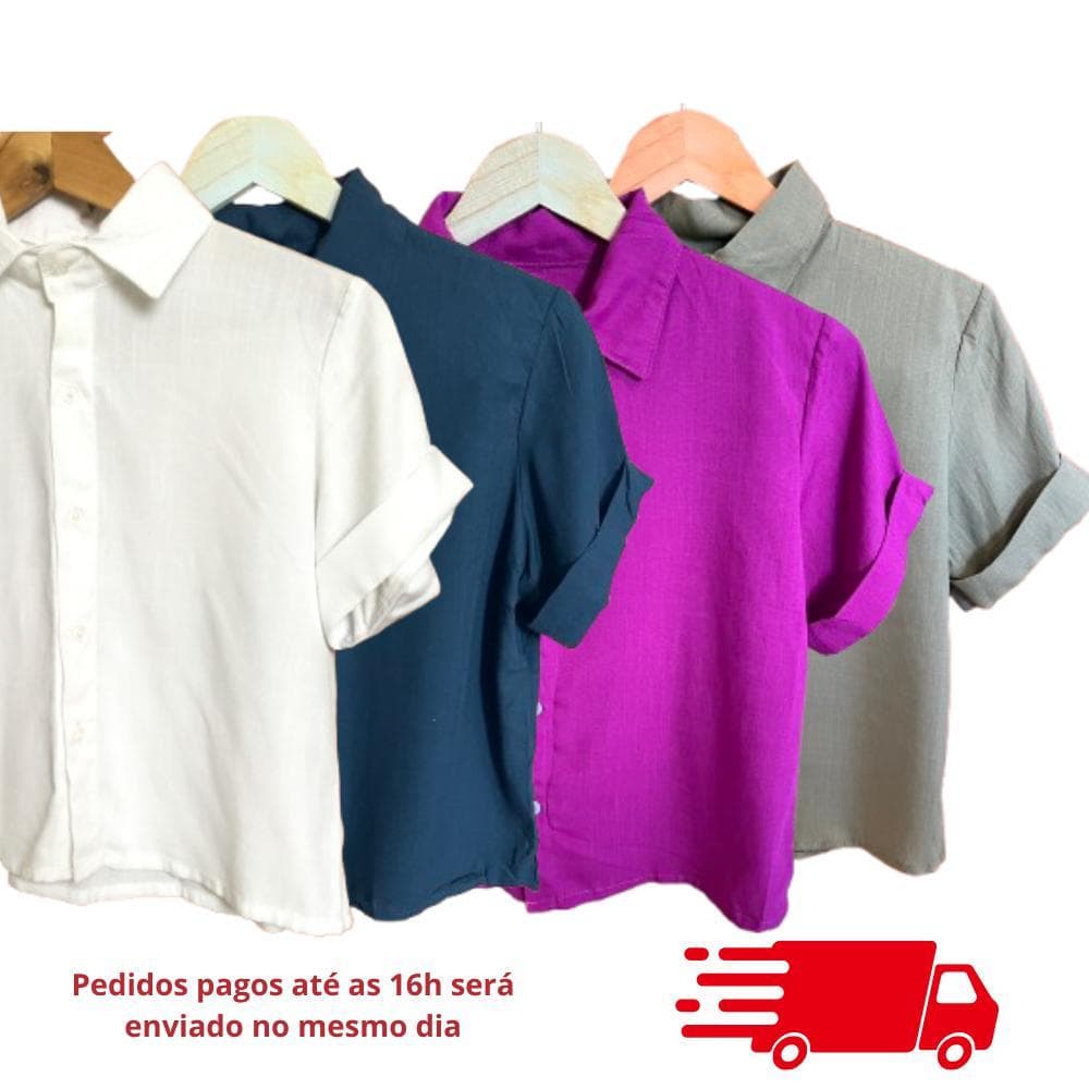 camisa feminina blusa branca feminina camisa de botao branca
