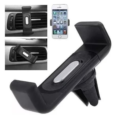 KIT 02 Suporte Automotivo Fixa Saida Ar Gps Celular Smartphone