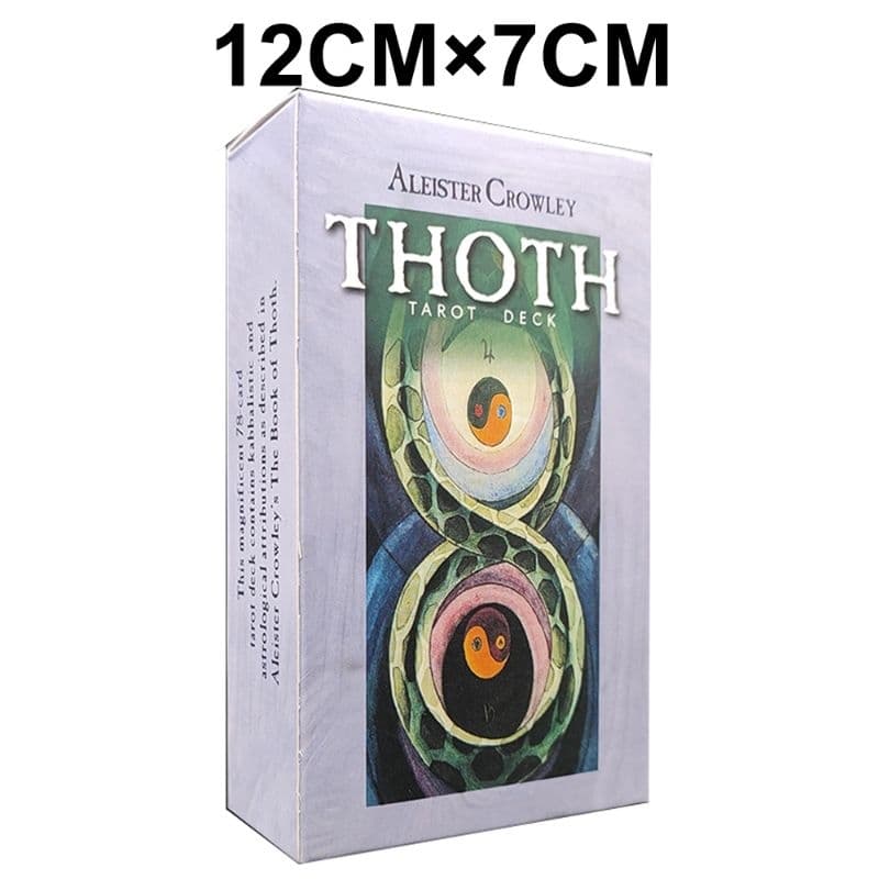 Tarot Thoth Tarot Deck Crowley -  Grande Cartas Tamanho 12x7 cm Produto No Brasil Envio Imediato