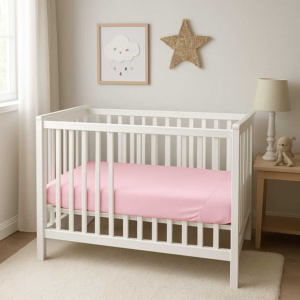 Lençol Para Bebe Cama Mini C/ Elástico 1,30 x 0,70 x 0,15