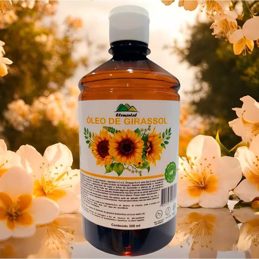 Óleo Vegetal Girassol (Prensado à Frio ) 500ml