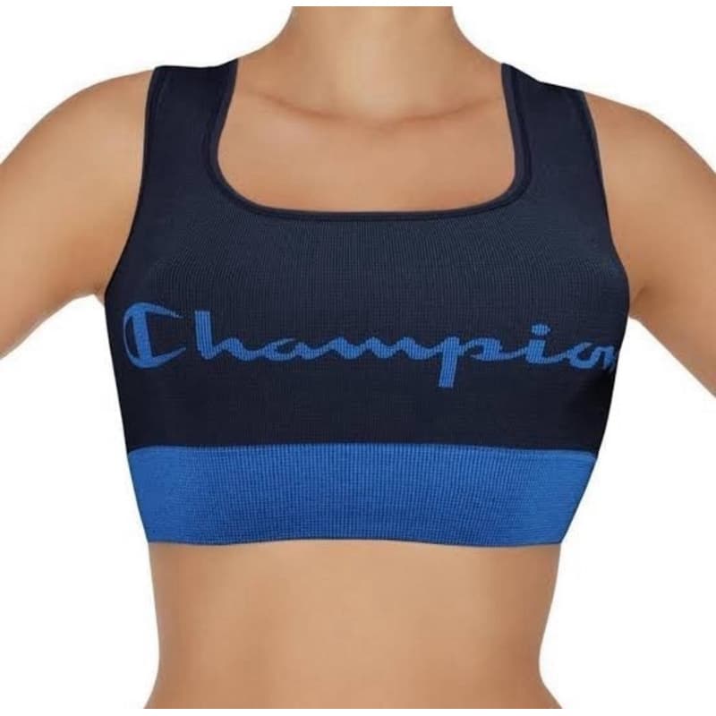 Top Champion Feminino Dupla Face Poliamida Academia Esporte
