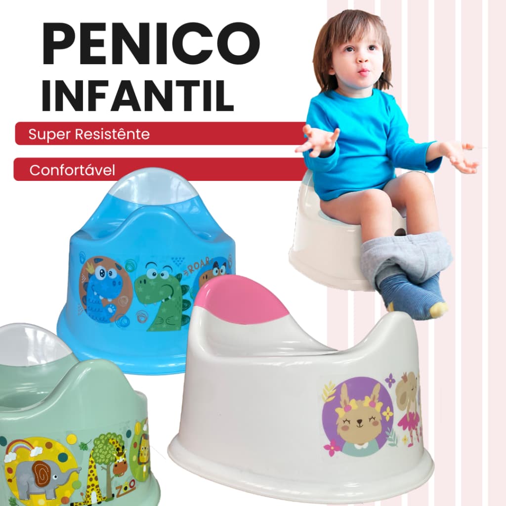Assento Pinico Infantil Desfralde Penico Redutor Transição Troninho Até 30kg Menino Menina