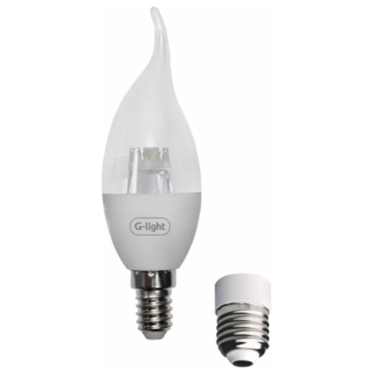 Lâmpada Vela LED C35C Para abajur ou Lustre 4W 3000K AUTOVOLT