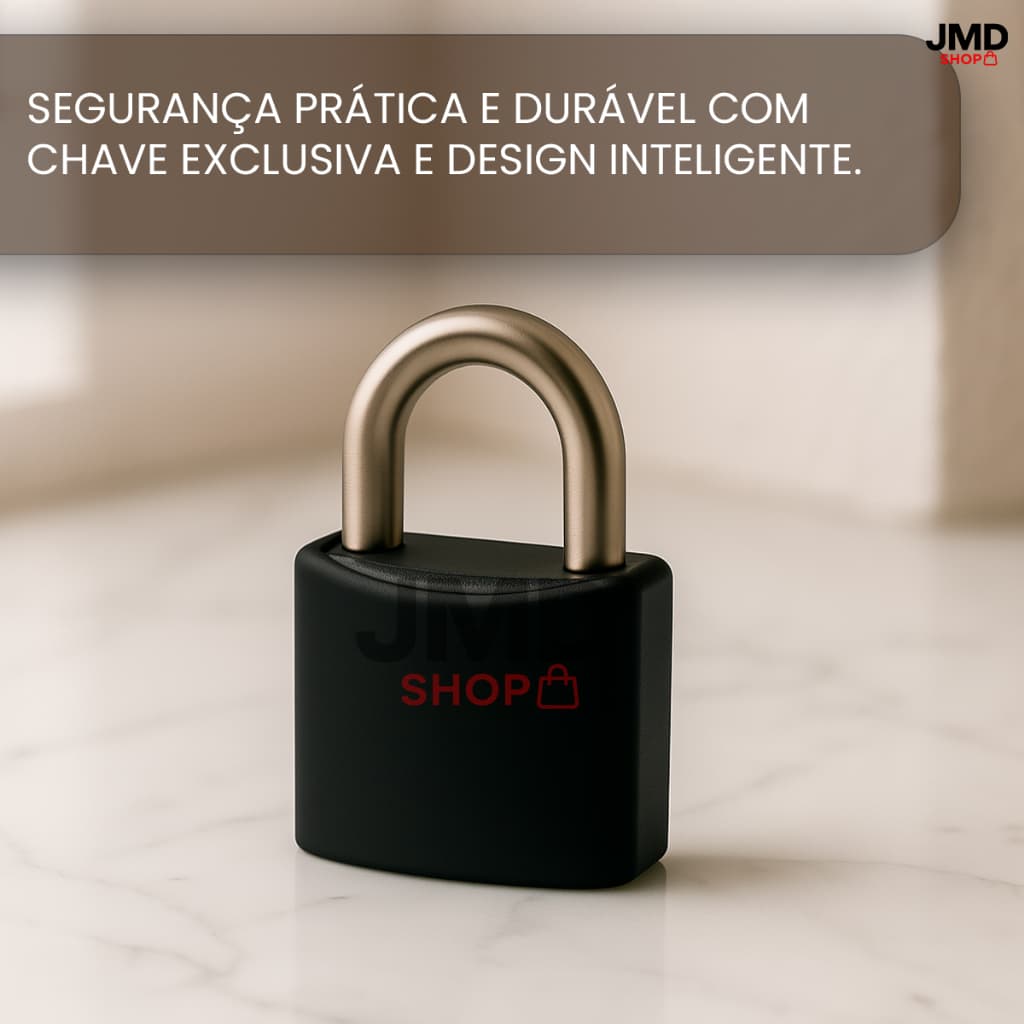 Cadeado com Revestimento Colorido e Alta Durabilidade | Ideal para Portas e Portões