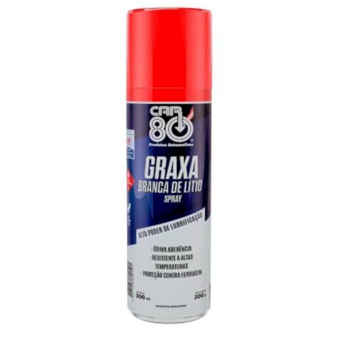 Graxa branca de lítio em spray