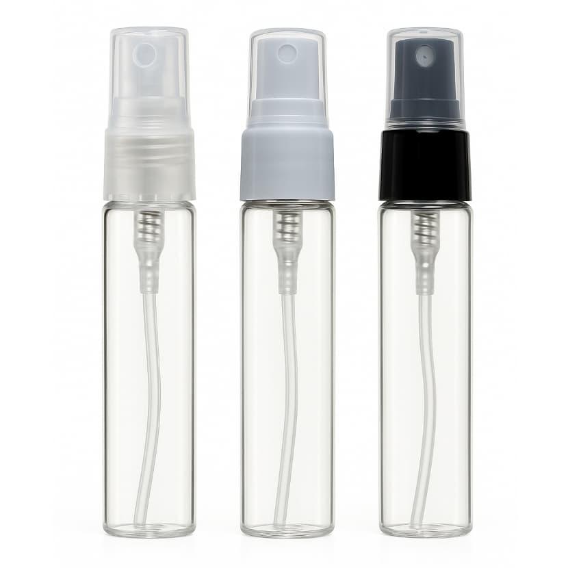 Kit 50 Frascos PET 15ml com Válvula Spray R18/410 – Perfume, Aromatizador, Home Care