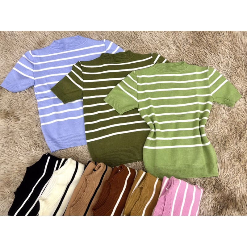 Camiseta Modal Listrada TAM Único