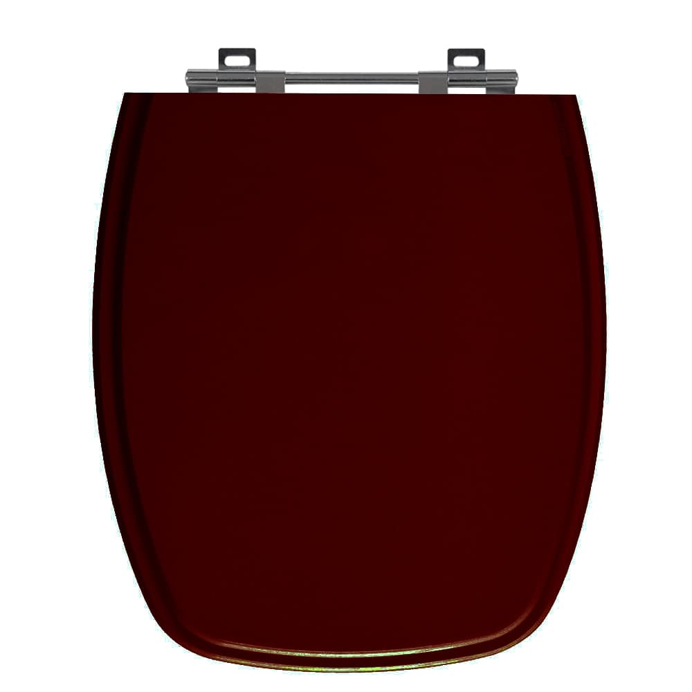 Assento Sanitário Stylus Mogno Tampa para Vaso Celite de Madeira Laqueada - Sb