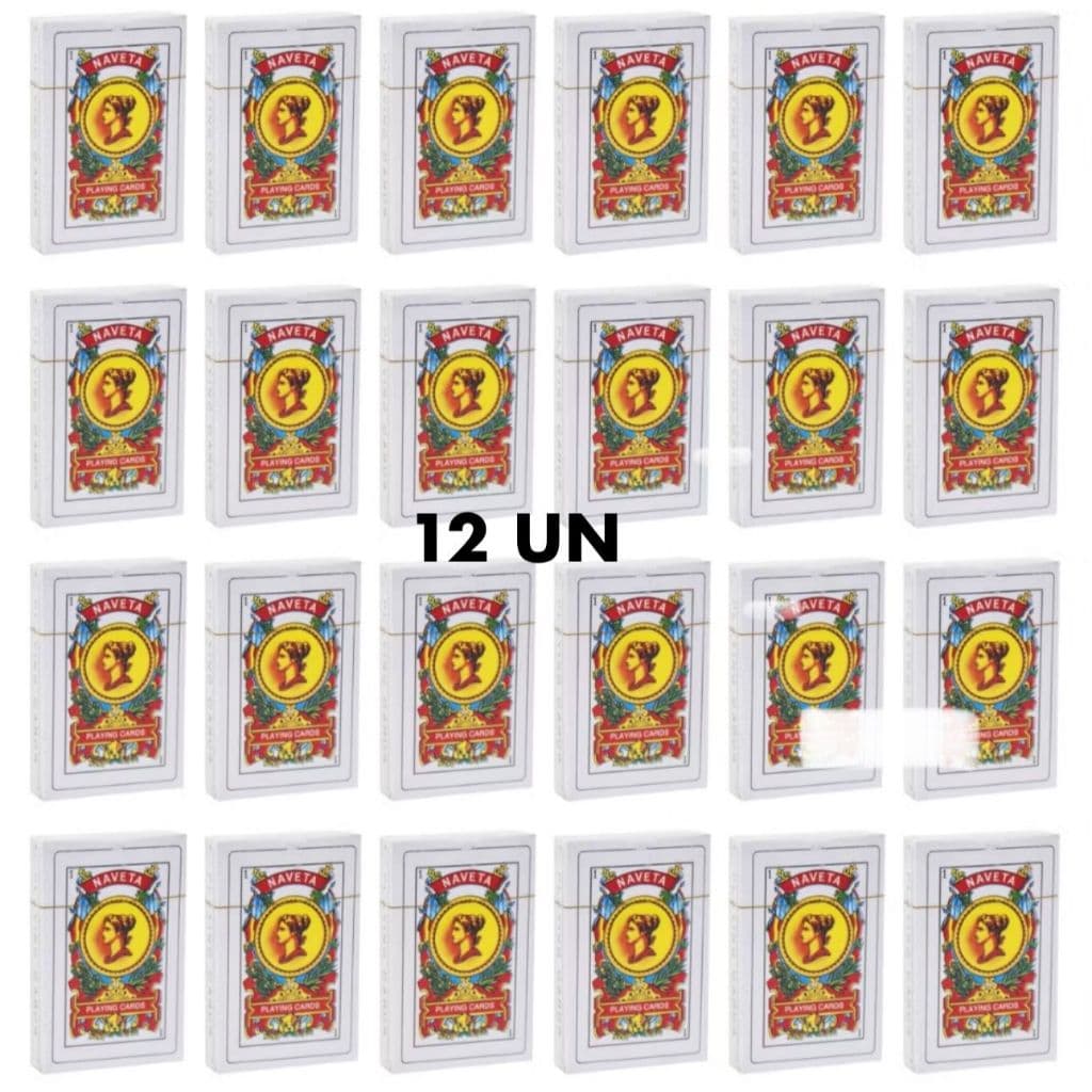 CAIXA 12 UN BARALHO ESPANHOL PARA TRUCO ATACADO