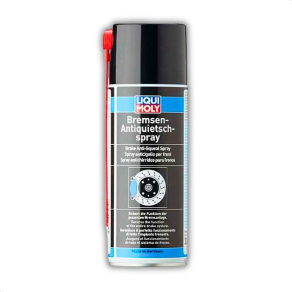 Spray Liqui Moly Brake Anti-Squeal 400ml Antirruído de Freio  Elimina Chiado e Rangido de Pastilhas
