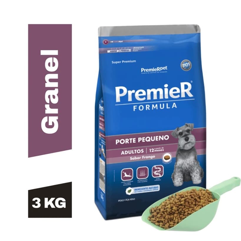 Ração Para Cães Premier formula Adulto Raças Pequenas 3Kg leia a descrição