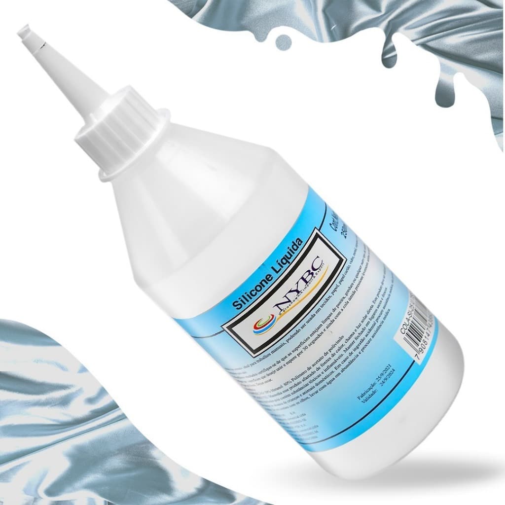 Cola De Silicone Líquida Transparente 100ml NYBC: Versatilidade para seus Projetos Manuais Duradoura