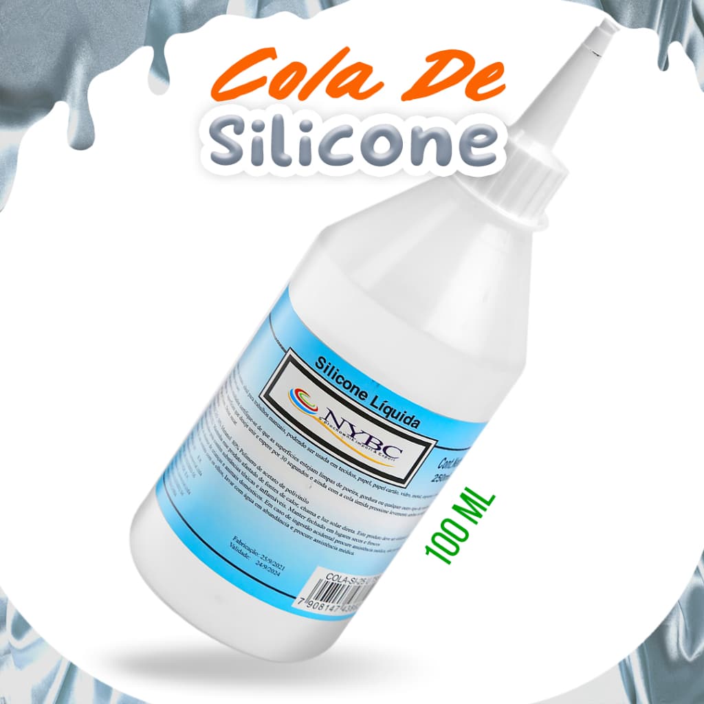 Cola Silicone Líquida NYBC Para Artesanato 100ml Oferta Versatilidade para seus Projetos Manuais