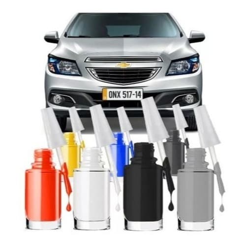 Tinta Tira Risco Automotivo Cor Carro Gm Cobalt 2012 A 2020 Branco Summit