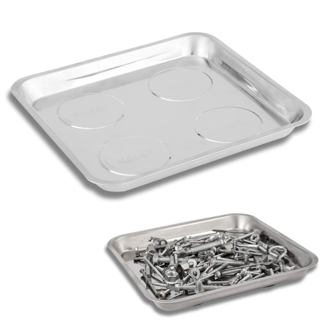 Prato Magnético 270x292mm Bandeja Imã Parafusos Porcas Oficina