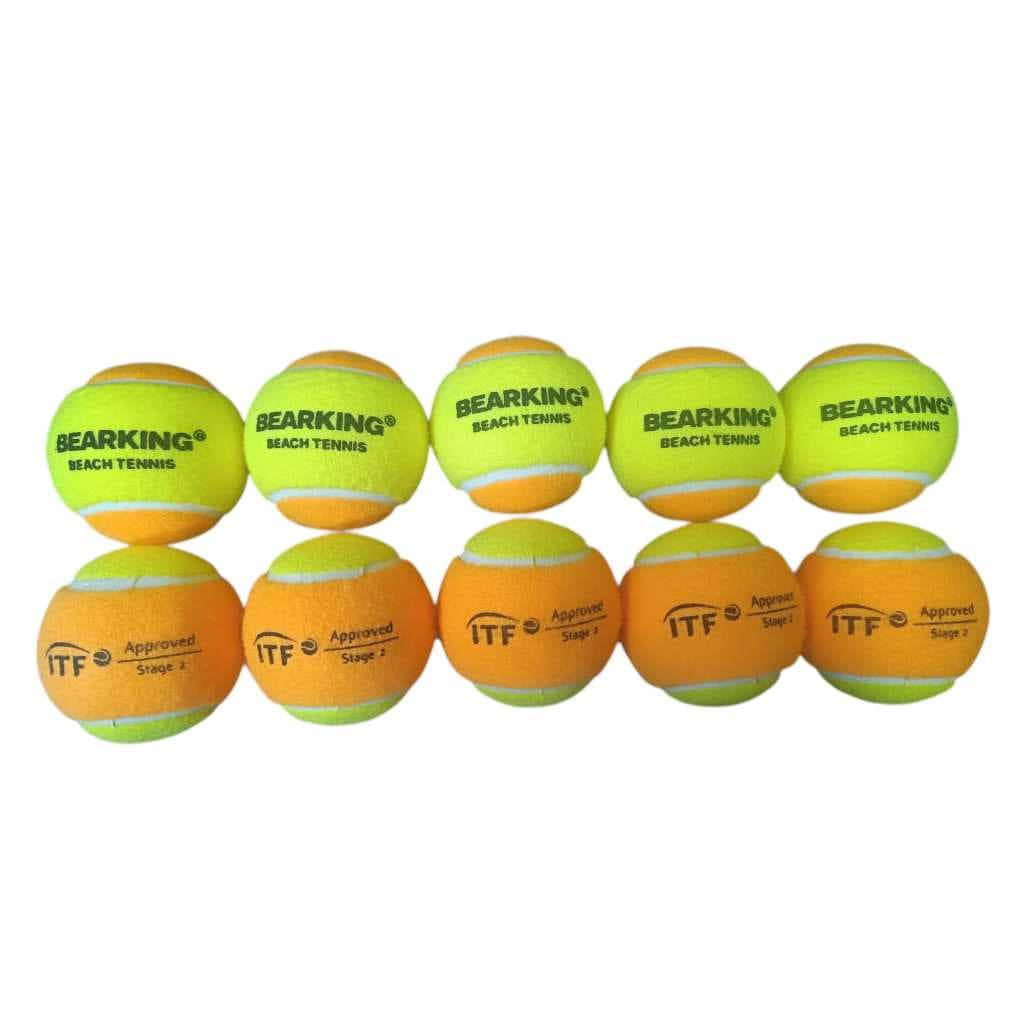 Atacado 10 Bolas de Beach Tennis Profissinal Feltro Macio Resistente Alta Qualidade Bolinhas Tenis de Praia