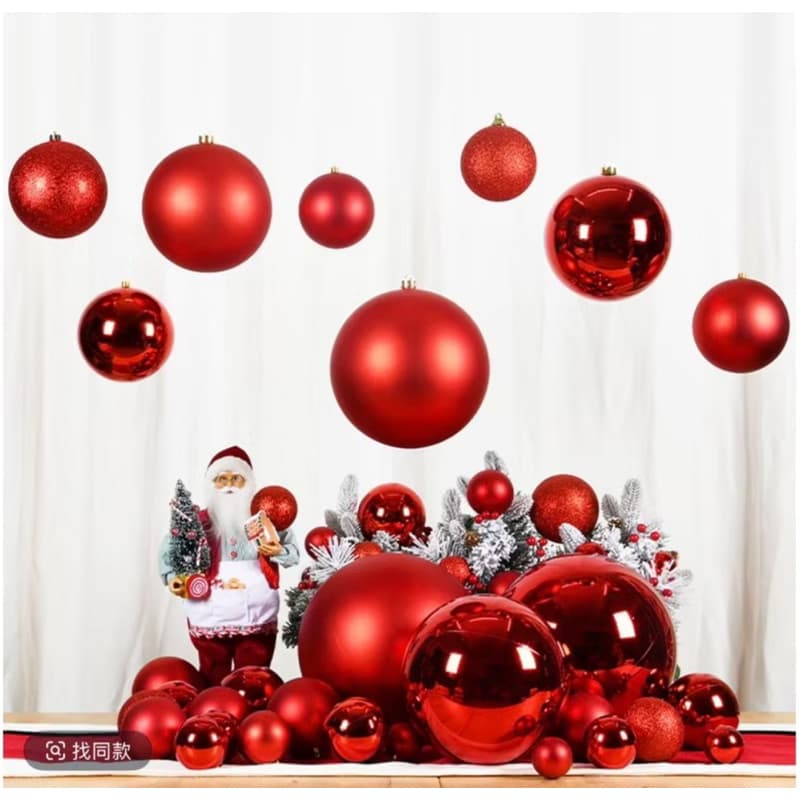 1 unidades Bola de Natal 15cm ou 20cm Grande Para Árvore Pendurar Enfeite