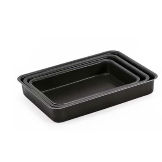 Conjunto Assadeiras 3 peças Retangulares Antiaderente