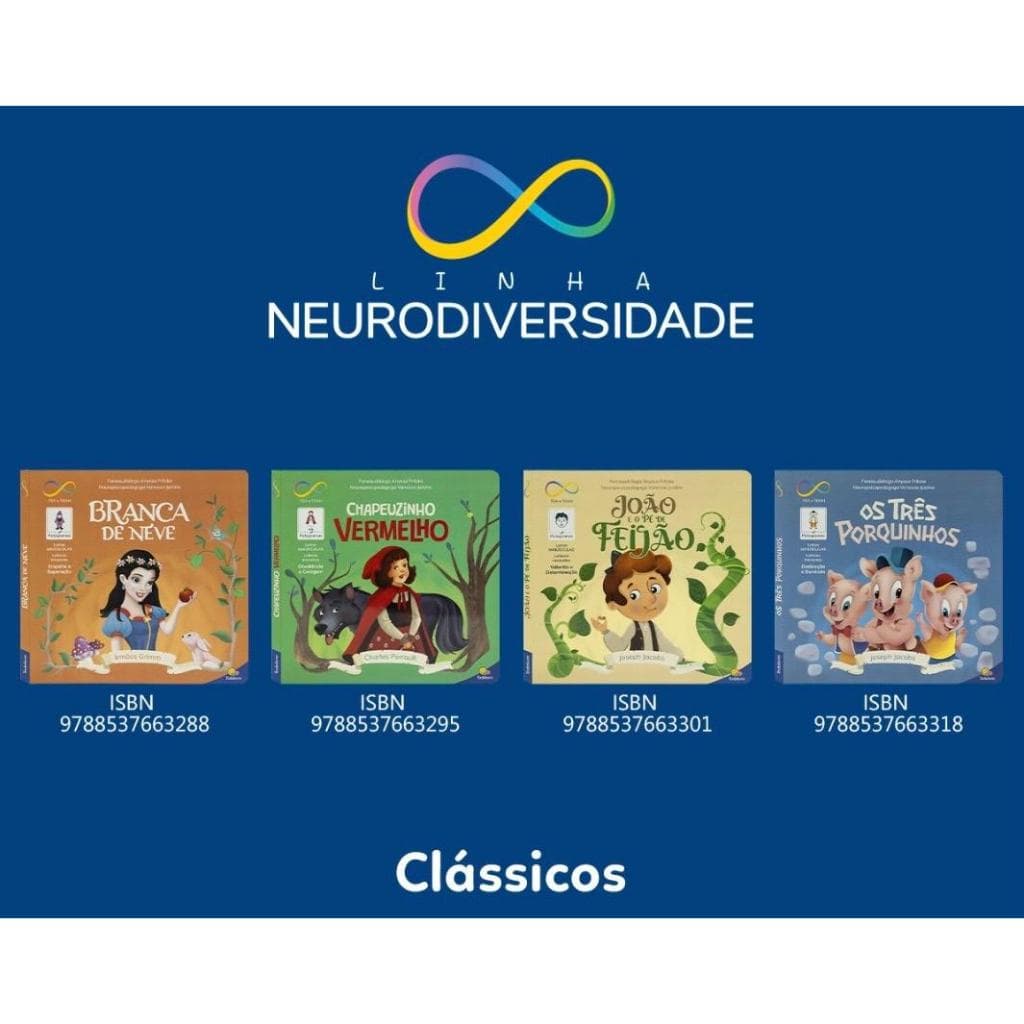 Livros Neurodiversidade Clássicos | História clássicas | TEA e TDAH