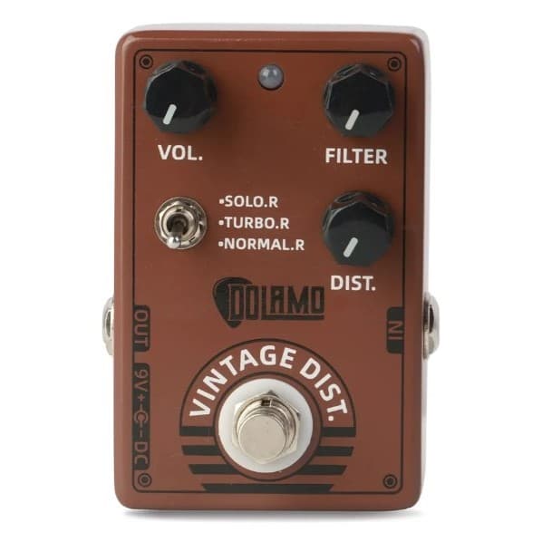 Pedal de Efeito para guitarra Dolamo D-11 Vintage Guitar Distortion True Bypass