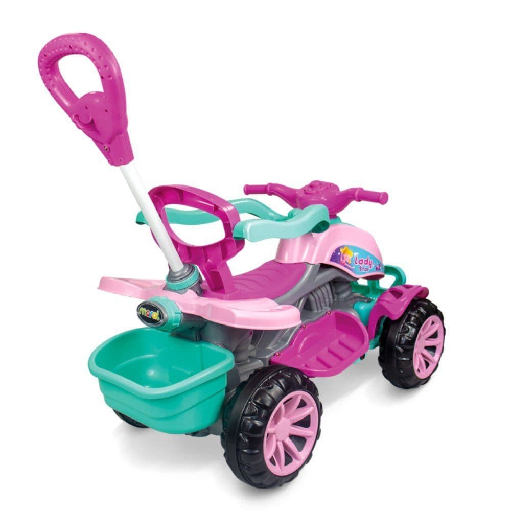 Carrinho De Passeio Infantil Quadriciclo Lady Star Rosa
