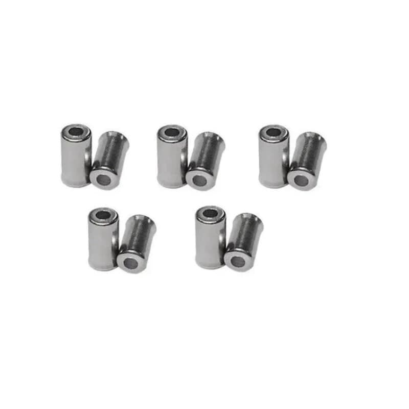 10 Unidades De Terminal de Conduite Para Freio De Bicicleta 5mm Bike Acabamento P/ Capa (10 PEÇAS)