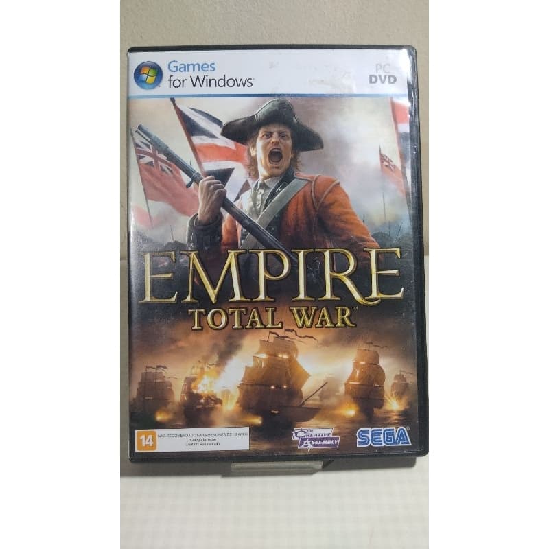 Empire Total War PC DVD Original | Jogo de Estratégia Épico • Nostalgia dos Anos 2000