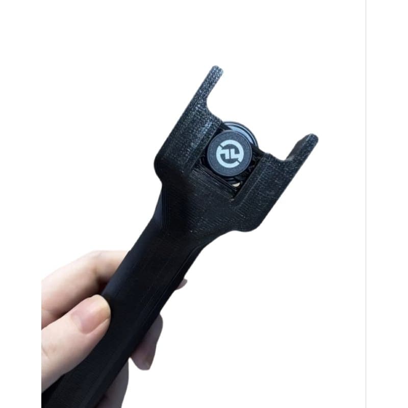 Bastão para microfone sem fio com alça canopla e espuma