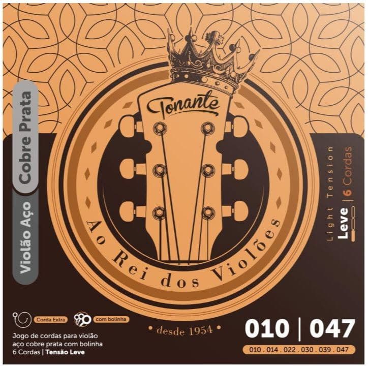Tonante Tradicional Corda Violão Encordoamento Normal Original