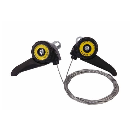 Trocador Marcha Para Bicicleta Alavanca Passador de Marcha 18 e 21 Velocidades Bike Nylon C/ Cabos