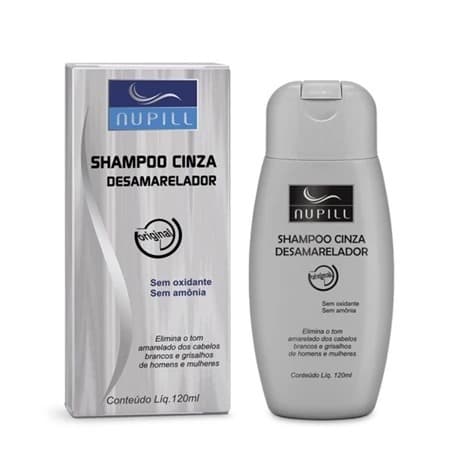 Nupill Shampoo Cinza Desamarelador 120ml