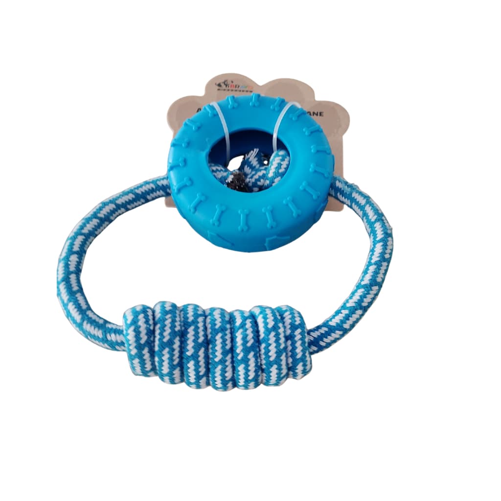 Brinquedo Pet pneu de Corda para Cães – Mordedor e Interativo
