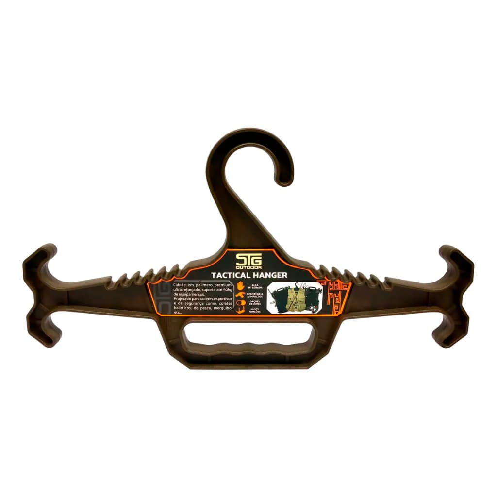 Cabide Polímero Tático Tactical Hanger Até 50kg Verde Musgo
