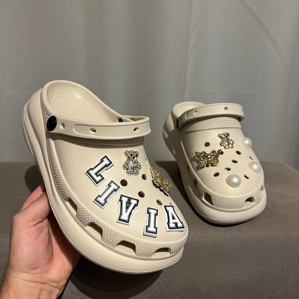 Sandália Babuche Plataforma Personalizado com Nome 100% EVA