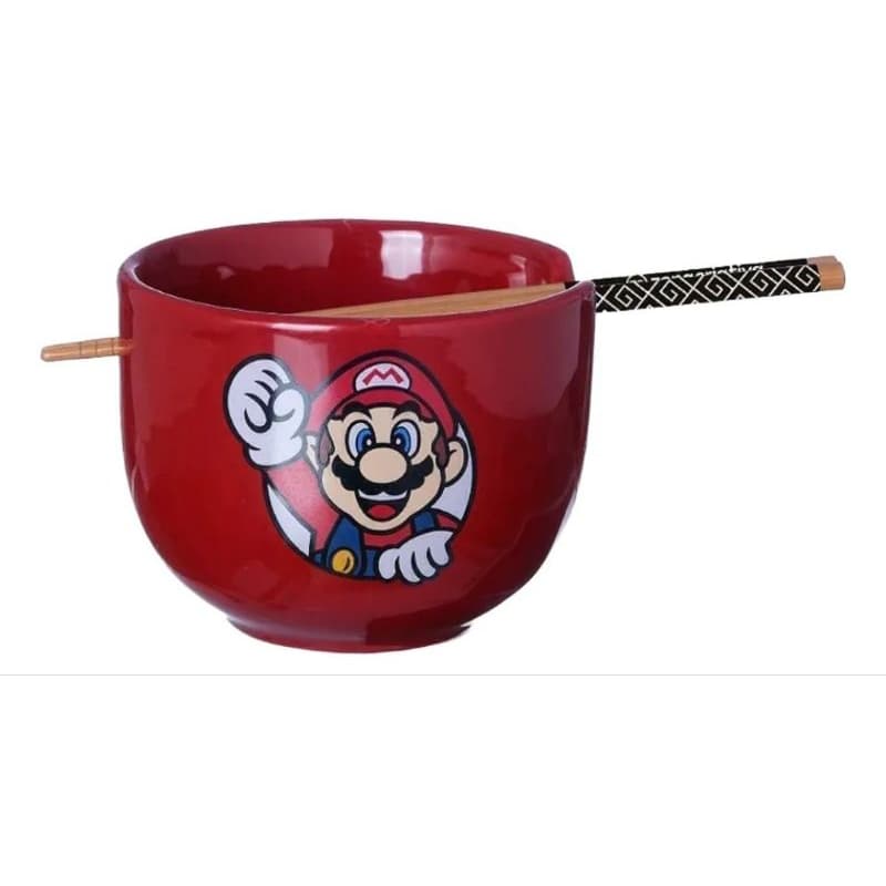 Bowl Tigela Lamen Mario Bros Zona Criativa (sem Caixa e sem hashi)