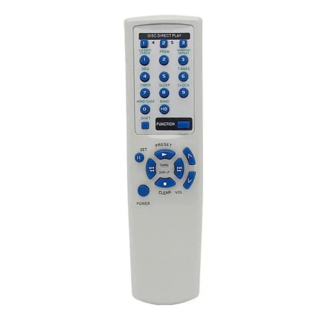 Controle Remoto Som Aiwa - Todos Modelos Nsx E Cx 1 E 3 Cds
