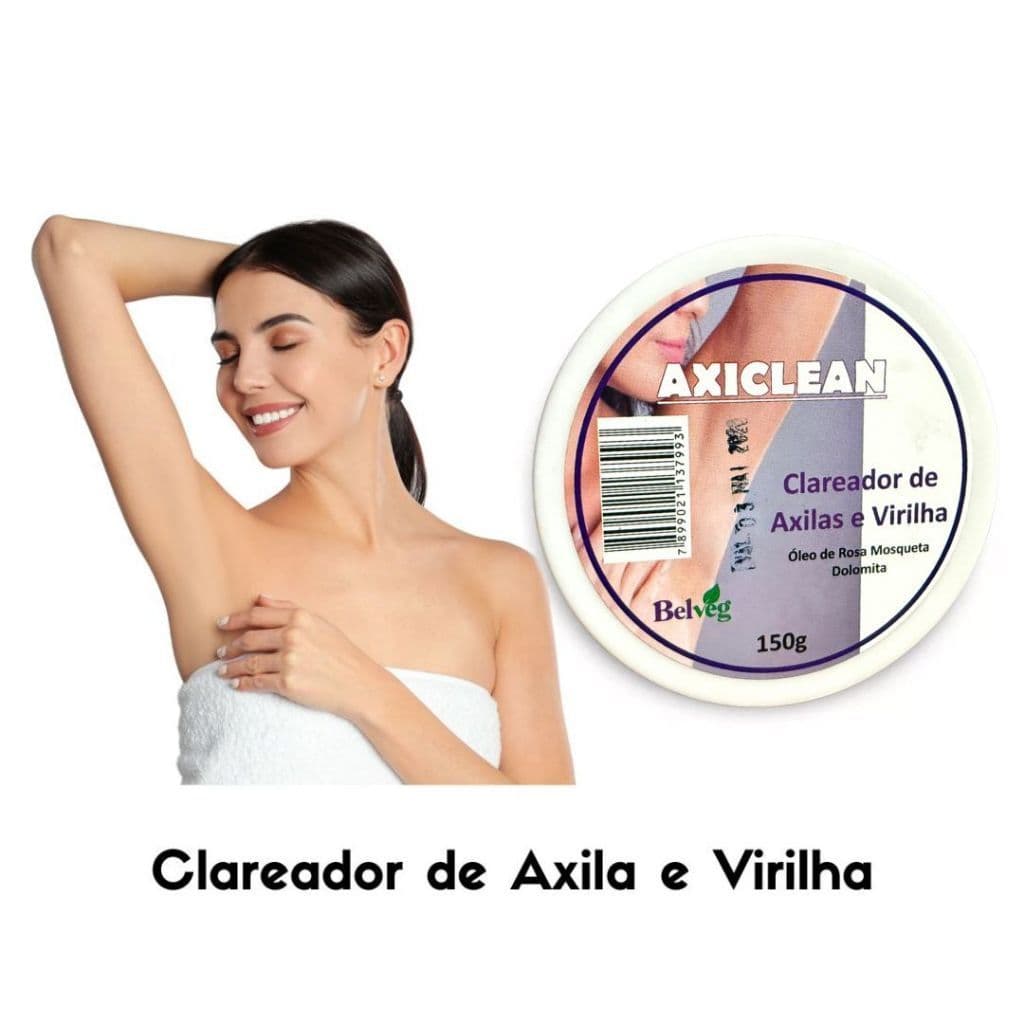 Super Clareador De Axilas E Virilha Axilclean 150 G