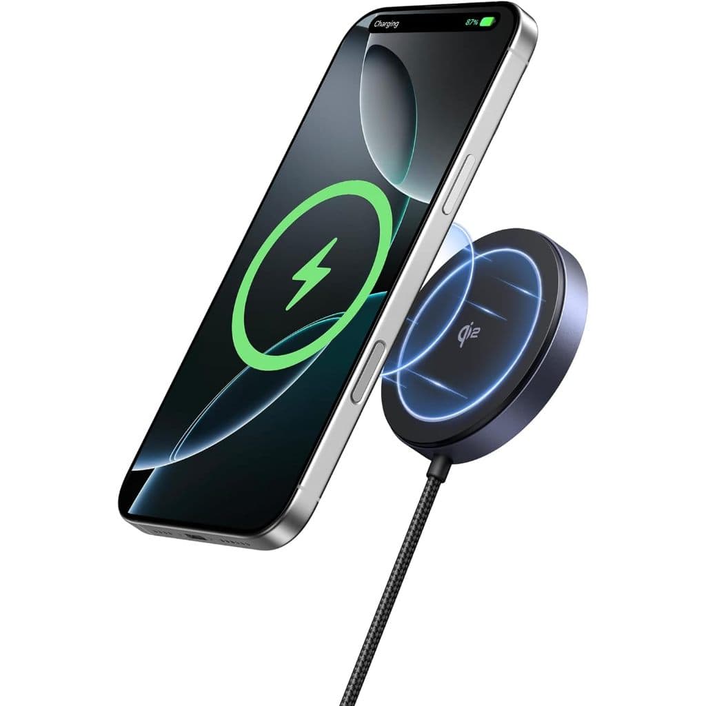 UGREEN Carregador sem fio Qi2 15W ( cabo USB-C de 1,5 m ) compatível certificação Magsafe original iPhone 16 15 14 13 12