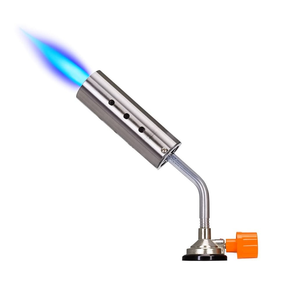 Maçarico Lança Chama Portátil Turbo Profissional para Artesanato e Culinária com Controle Manual
