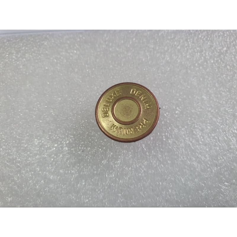 20 pecas Botao Flexivel metal Cobre estanhado  acompanha prego de fixacao