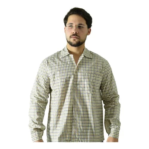 Camisa Masculina Confortável Hb Trabalho Algodão Masculina