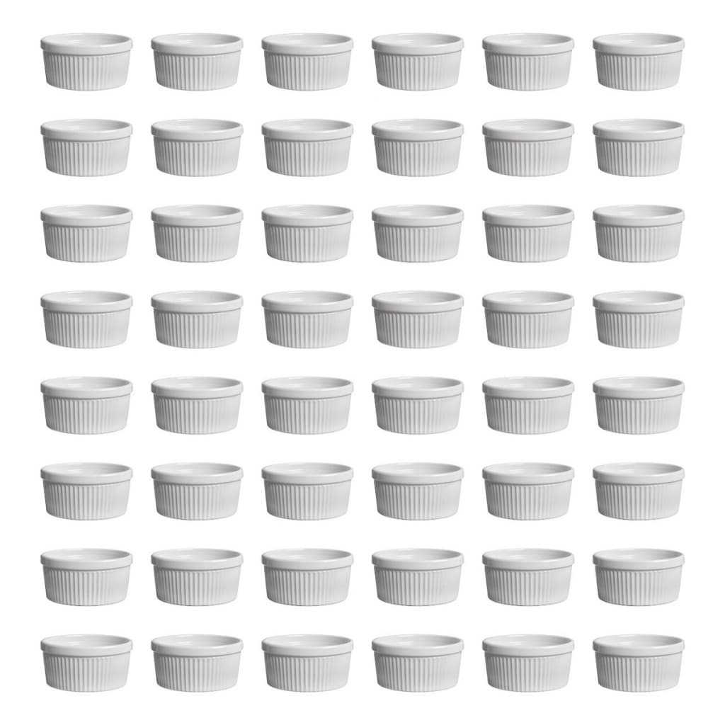 Kit Ramekin 30 peças 150ml Canelado Finger Foods Restaurante Buffet