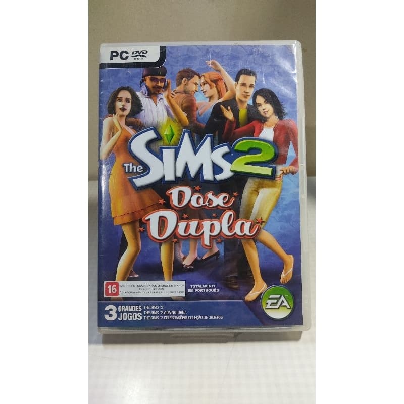 The Sims 2 Dose Dupla • Edição Especial com 3 Jogos + Manual Original + Serial 🔥 Nostalgia PURA